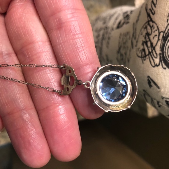 Unique vintage necklace, sterling silver, very old. - Picture 4 of 7